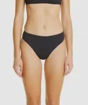 $300 Stella McCartney Women's Black 2001 Logo High Cut Bikini Bottoms Size S