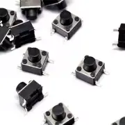 100PCS 6×6×6mm Tact Tactile Push Button Switch SMD-4Pin