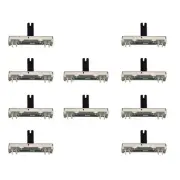 10 Pieces Universal Taper Slide Potentiometer B50K Sliding