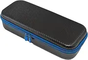 Allone ALG-PSRPEBL Carbon Style EVA Pouch for PS Portal Remote Player, 5.9 x 3.0 x 13.8 inches (15 x 7.5 x 35 cm), Gaming, Lightweight, Compact, Convenient to Carry, Small Storage Pocket, Blue, Blue