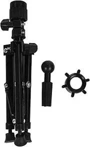 Mannequin Head Stand Strong Adjustable Aluminum Alloy Wig Tripod for Hairdressing Training