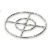 Ring Burner 18 Inch Fire Pits Stove Part Dual Ring Outdoor Round Stainless Steel