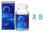 Transino White C clear L-Cysteine Vitamin C 240 tablets for 60days 5 bottles set