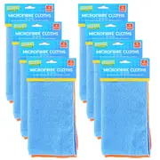 32pc Spiffy Cleaning Soft Microfibre Household Cleaning/Dusting Cloths/Rags