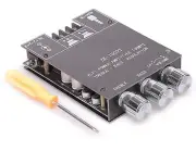 200W Bluetooth 5.0 Stereo Audio Receiver Amplifier Board with Treble and Bass...