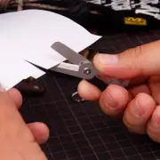 Gear Mini Scissor Spring Load Detachable EDC Pocket Keychain Multi Tool Survival