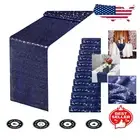 Versatile Navy Blue Sequin Table Runners - Perfect for Weddings & Celebrations