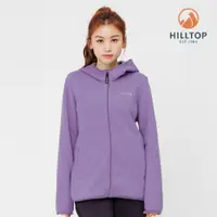 在飛比找蝦皮商城優惠-【Hilltop 山頂鳥】保暖刷毛連帽外套 女款 紫｜PH2