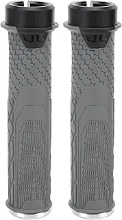ANKROYU Wake Bike Rubber Shock Absorption Handlebars Bicycle Handle Grips Non Slip Ergonomic Comfortable Design for Mountain Road Bikes Cycling Accessories TPR Rubber Aluminum Allo