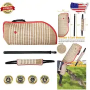 Professional Dog Training Set: Bite Sleeve, Tug Pillow & Stick - Small Breeds