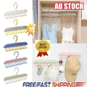 Tie Rack Hanger Scarf Belt Space Saving Wardrobe Storage Organisers IW