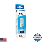 Epson 552 EcoTank Ink Ultra-high Capacity Bottle Cyan (T552220-S) Works with