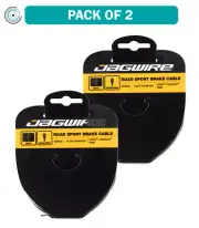 Pack of 2 Jagwire Sport Brake Cable Slick Stainless 1.5x3500mm SRAM/ Road
