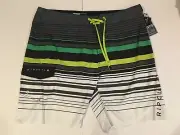 Rip Curl Mens Reboot Boardshorts Black Size 38 -