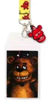 Five Nights At Freddys Freddy Fazbear Lanyard & Charm Exclusive New