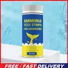 50pcs Ammonia Test Strips Quick Ammonia Nitrogen Test Paper Aquarium Testing Kit