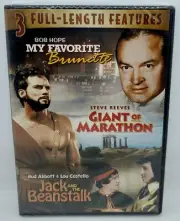 New! My Favorite Brunette/The Giant Of Marathon/Jack and the Beanstalk DVD 2008!