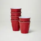 Barel Designs Classic Merlot Melamine Tumblers 200mL - Set of 6 Picnic Cups