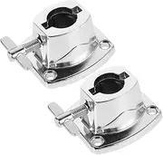 WESIEVYA 2pcs Drum Kit Cymbal Mounting Bracket Clamp for Easy Installation and Reliable Setup Drum Support for Professional Percussion Performance