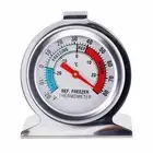 Reliable Stainless Steel Fridge Thermometer with Accurate Temperature Reading
