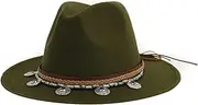 [FONSMAY] Fedora Hats Men Women Popularity Trend Felt Jazz Formal Top Cap Panama Autumn and Winter Hat