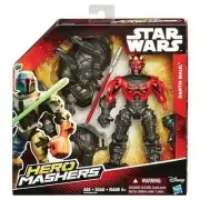 DARTH MAUL ( 6" ) STAR WARS HERO MASHERS ACTION FIGURE w / LIGHTSABER