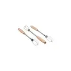 Wooden Handle Mini Egg Whisk Multifunction Manual Egg Beater Baking