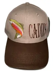 Fly Fishing Cap “Caddis” Trout Fishing Hat Hook Loop & Strap