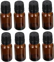 DEARMAMY 24Pcs Portable Essential Oil Bottles Glass Containers for Perfume Aromatherapy Makeup Storage Travel Friendly Subpackaging Bottles