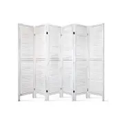 Artiss Room Divider Screen 6 Panel White