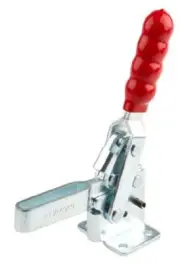 RS Pro VERTICAL TOGGLE CLAMP 90-180° 43mm Jaw, 350Kg Holding Force, Zinc Plated