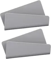SHINEOFI 2Pcs Wall Mounted Phone Holder Grey Handy Charging Bracket for Mobile and Tablet Position Practical Design