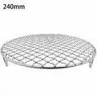 Round Kitchen Metal Wire Oven Cake Biscuit Baking Cooling Stand Tray Rack
