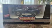 Ertl American Muscle Blue Shelby Cobra 427 S/C Die-Cast Car 1:18 Scale NIB
