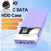 External Hard Drive Enclosure 3.5/2.5 Inch SATA SSD/HDD with USB Hub Up to 20TB