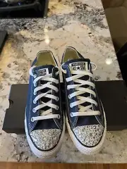 Bedazzled Converse Size Mens 7 Womens 9 Brand New
