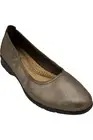 Clarks Collection Flexible Slip On Flats Jenette Ease Pewter Suede