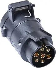 Muzhen Store 7 to 13 Pin Adapter Connector Pin Socket Trailer 12V Towbar Towing Caravan Truck Electrical Converter A30