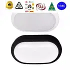 15W LED Bunker Wall Light Round Exterior Outdoor Weatherproof CCT IP65 IK08