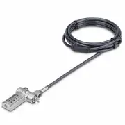 StarTech.com 25-Pack Universal Laptop Lock 6.6ft, Serialized Combo Security Cable For Notebook, Compatible w/Noble Wedge®/Nano/K-Slot - 25-Pack -