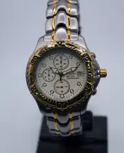CITIZEN Chrono Cream Dial 2-Tone SS Men's Watch AN0444-59A