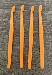 Tupperware Citrus Peelers Peel Oranges Cleaning Scrape Pans New Set of 4 Orange