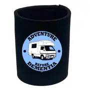 Camper Adventure Before - Funny Novelty Stubby Holder