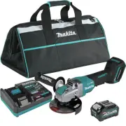 Makita GAG13M1 40V MAX XGT 5" BL X-LOCK Paddle Switch Angle Grinder Kit 4 Ah New