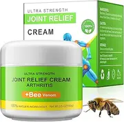Bee Venom Cream for Arthritis Relief | Natural Joint & Muscle Pain Cream | Anti-Inflammatory Massage Balm for Back, Neck, Knees & Hands | Soothes Swelling & Stiffness | 100g