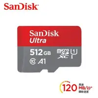 在飛比找Yahoo!奇摩拍賣優惠-SanDisk Ultra microsdxc 512GB 