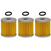WIX Set of 3 Engine Oil Filters (Cartridge Lube Metal Canister)