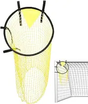 Top Bins Soccer Target Goal, Foldable Football Target Net, Easy to Attach and Detach to The Goal,Portable Football Training Net, Outdoor Football Throwing Target for Football Training Practice