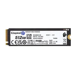 金士頓 Kingston KC3000 512G KC3000 PCIe 4.0 NVMe M.2 SKC3000S/512G SSD 固態硬碟