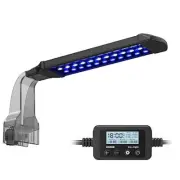 Marine Clip on Aquarium Light, Saltwater Fish Tank Light for Coral Reef Tanks...